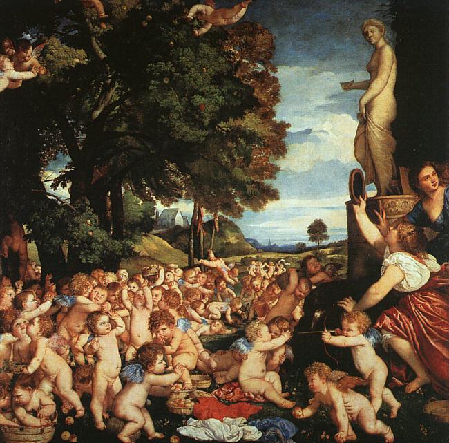  Titian The Worship of Venus oil painting picture